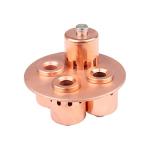 YUEWO 3" Copper Bubble Plate Set with Gasket