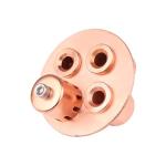 YUEWO 3" Copper Bubble Plate Set with Gasket