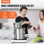 VEVOR 3 Gal Stainless Steel Alcohol Distiller Kit