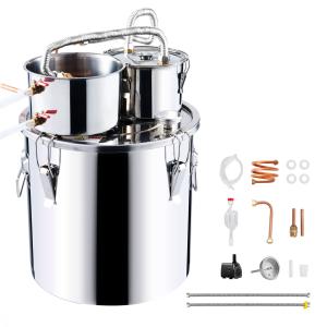 VEVOR 8-Gallon Moonshine Still with Thumper Keg