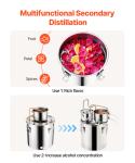 VEVOR 8-Gallon Moonshine Still with Thumper Keg