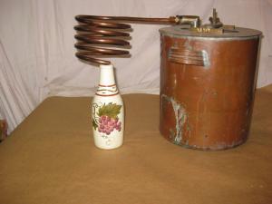 2 Gal Copper Moonshine Still with Coil