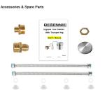 DESENNIE 64 Oz Thumper Keg Kit for Distilling