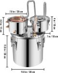 5 Gallon Copper Moonshine Still Distillery Kit