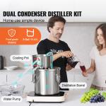 3 Gallon Stainless Steel Alcohol Distiller with Pump