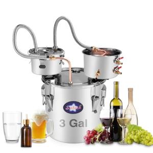 Suteck 3Gal Stainless Steel Alcohol Distiller Kit