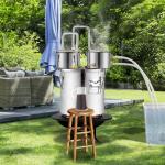 VEVOR 8G Alcohol Still Distillery Kit with Thermometer