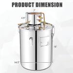 COSTWAY 10 Gal Home Brewing Distillery Kit