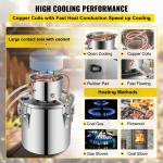 3 Gal Alcohol Distiller Kit with Copper Still