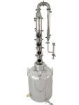 4" 4 Plate Stainless Steel Alcohol Distiller