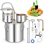 COSTWAY 5 Gal Home Distillery Kit with Pump
