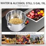 GarveeHome 5 Gallon Alcohol Distiller Kit