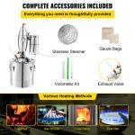VEVOR 70L Home Alcohol Distillation Kit