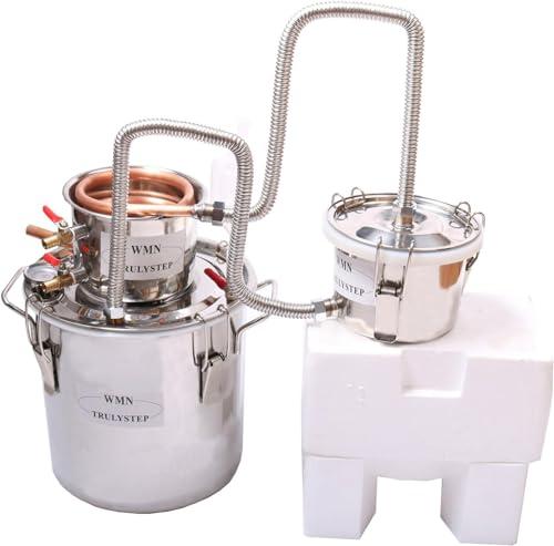 YUEWO 5 Gallon Copper DIY Alcohol Distillery Kit
