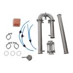 2-Inch Stainless Steel Reflux Still for Home Brewing