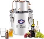 5 Gal Copper Still Kit with Dual Thermometer