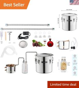 5 Gallon Stainless Steel Copper Distillery Kit