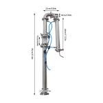 51MM Stainless Steel Reflux Still for DIY Distilling