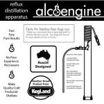 AlcoEngine Copper Reflux Still with Barb Connections
