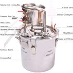 Stainless Steel 3 Gallon Home Distilling Kit