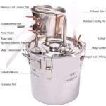 Stainless Steel 3 Gallon Home Distiller Kit