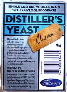 Vodka Distiller's Yeast for 92 Gallons