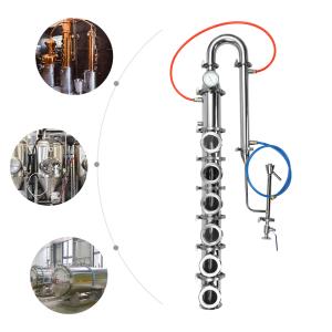 4" Reflux Column Moonshine Still with Dephlegmator