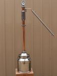 3 Gallon Stainless Still with Copper Reflux Column