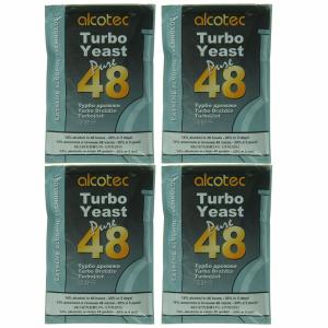 Alcotec Turbo Yeast 48 Hour Pack of 4