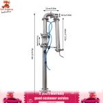 2" Stainless Steel Reflux Still for Distilling