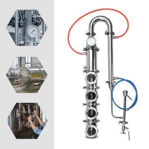 4" Stainless Moonshine Still Reflux Kit