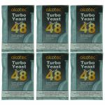 Alcotec 48-Hour Turbo Distillers Yeast - 6 Pack