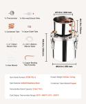 3 Gal Stainless Steel Moonshine Distillation Kit