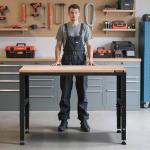 VEVOR Adjustable Workbench with Power Outlets