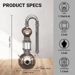 HOOLOO 8L Copper Home Distillery Kit