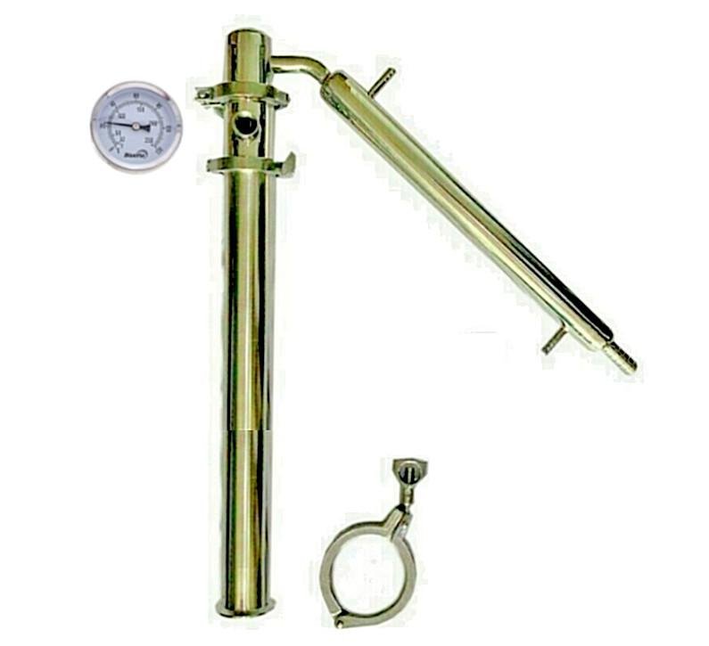 24-Inch Stainless Steel Moonshine Reflux Still Column