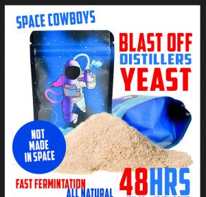 Turbo Yeast for Distilling Moonshine and More