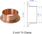 Copper Ferrule & Tri Clamp Keg Still Adapter Kit