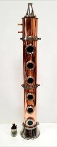 8" 3-Piece Reflux Column with Dephlegmator