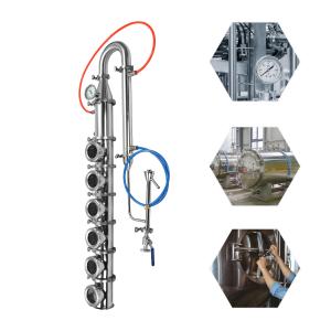 4" Reflux Column Moonshine Still with Condenser