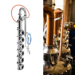 Stainless Steel 4" Reflux Moonshine Still Column