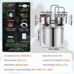 5 Gallon Moonshine Still Kit with Thumper Keg