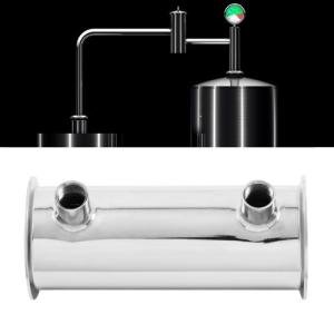 Tri Clamp Dephlegmator Condenser for Reflux Stills