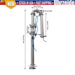 2" Stainless Steel Moonshine Reflux Still Column