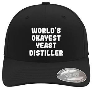 Okayest Yeast Distiller Soft Flexfit Cap, Black