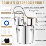5 Gallon Stainless Steel Alcohol Distillery Kit