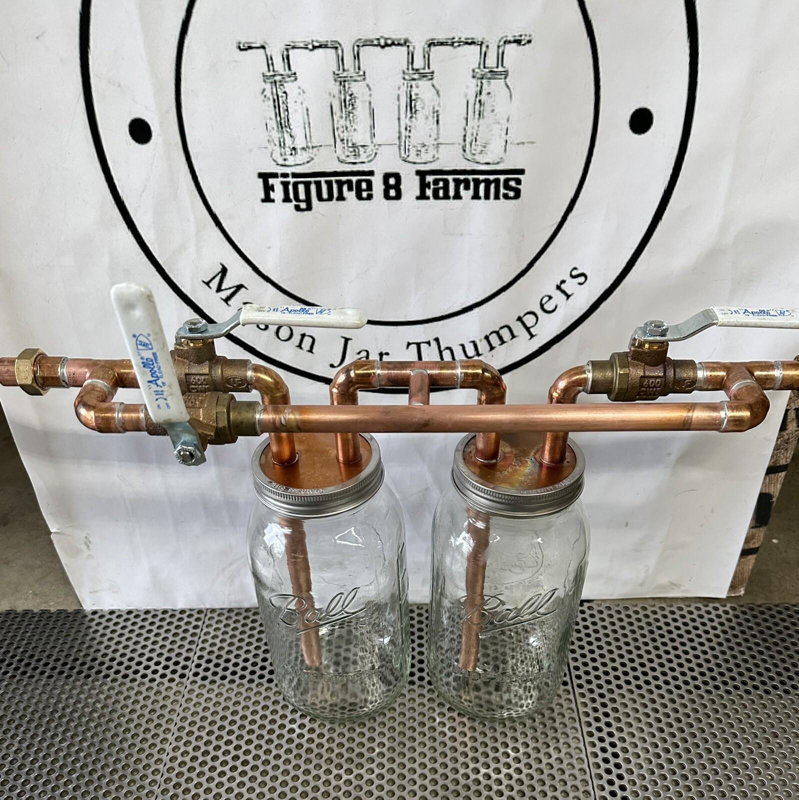 Mason Jar Thumper for Wide Mouth Distilling
