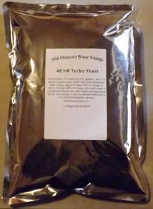 48-Hour Turbo Yeast for Distilling Moonshine & Whiskey