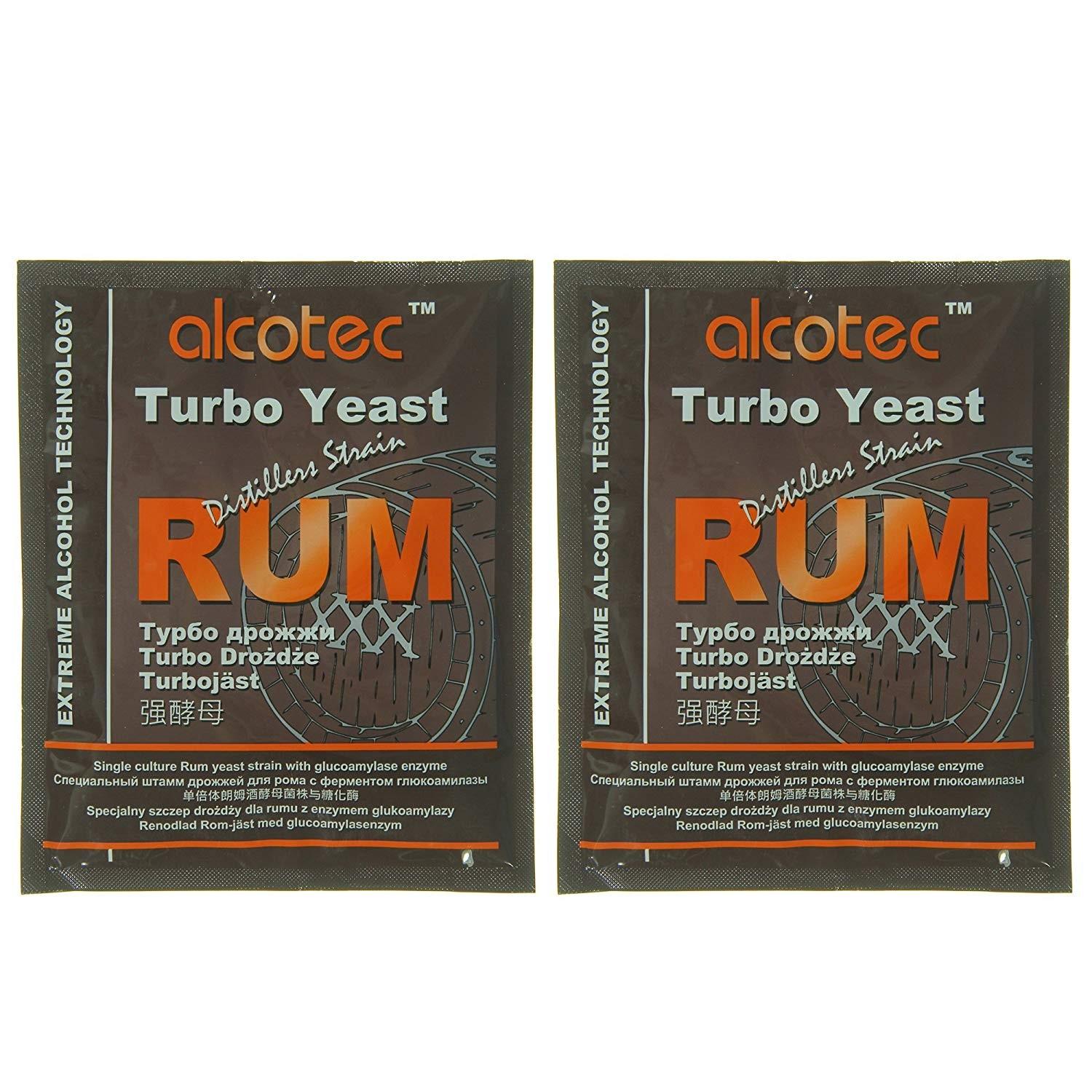 Alcotec Distiller’s Yeast Rum - 2 Pack