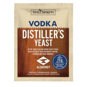 5PK Still Spirits Vodka Distiller's Yeast 72g With Amyloglucosidase Nutrients and Enzymes for Craft Distilling